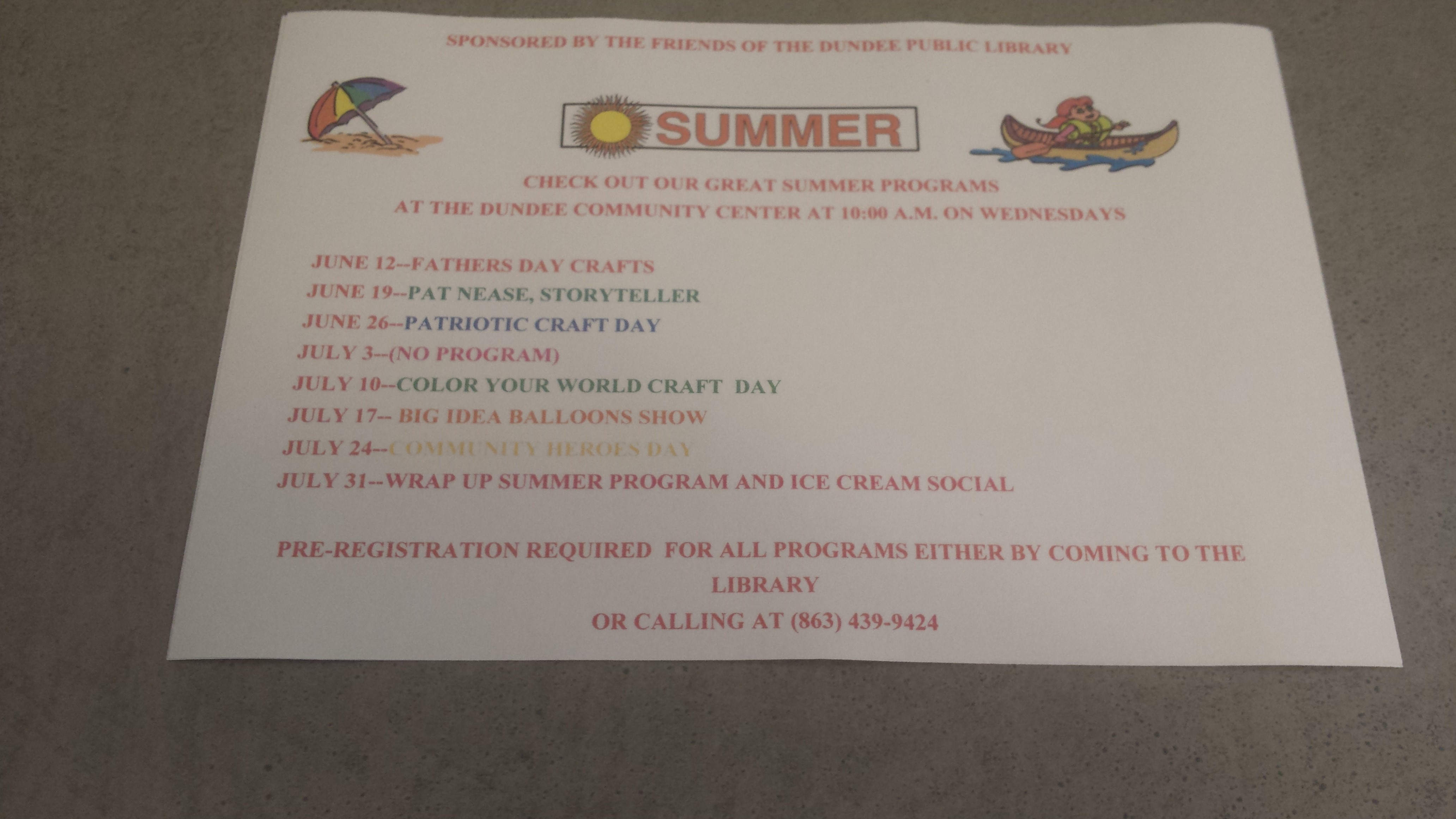 2019 Summer Blast Off …. Summer Reading Program Event ...